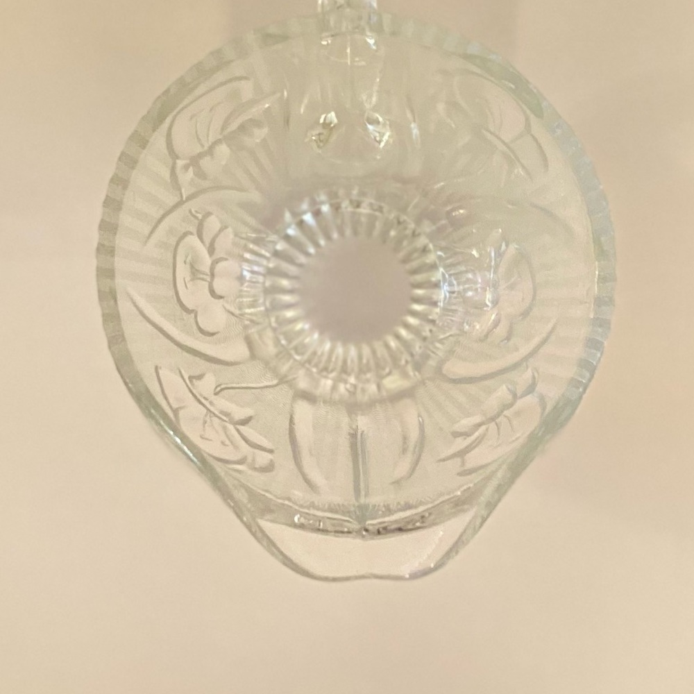 Iris & Herringbone Clear Covered Sugar and Creamer Set - Picture 10 of 15